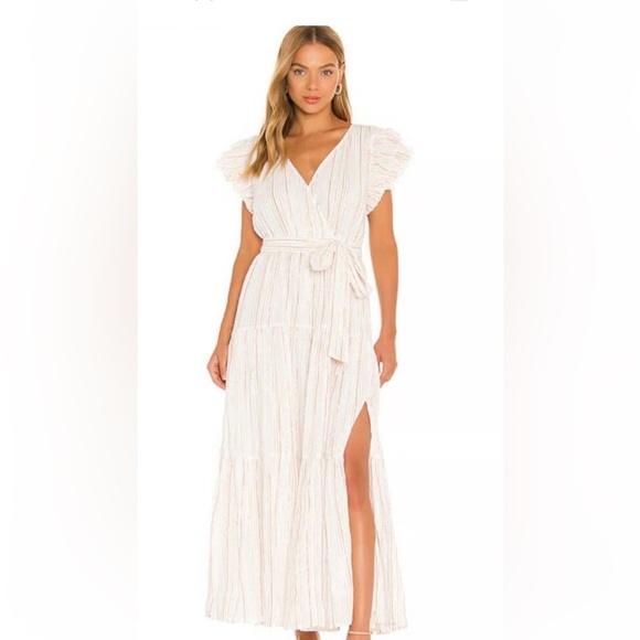 Astr Dresses & Skirts - Astr Shimmering Striped Dress